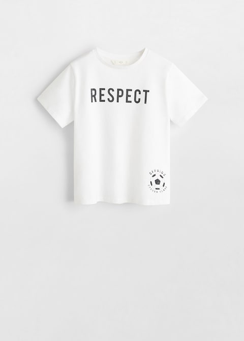 Message cotton t-shirt