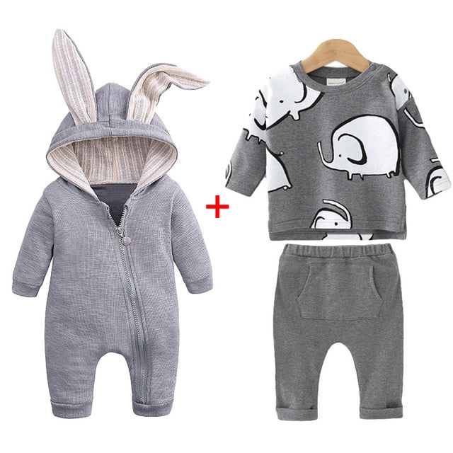 Newborn Baby Boys Clothes Sets 2019 Autumn Winter Baby Girls