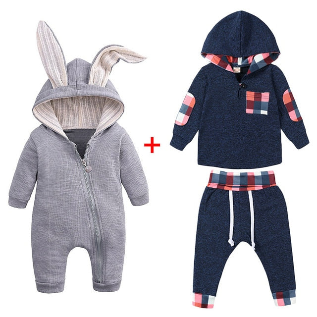 Newborn Baby Boys Clothes Sets 2019 Autumn Winter Baby Girls