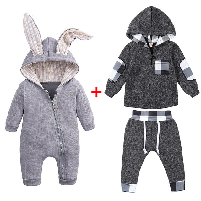 Newborn Baby Boys Clothes Sets 2019 Autumn Winter Baby Girls