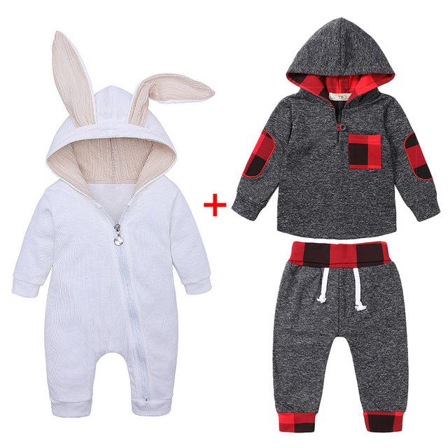 Newborn Baby Boys Clothes Sets 2019 Autumn Winter Baby Girls