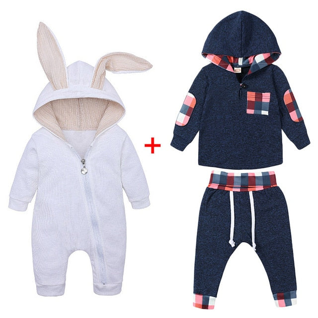 Newborn Baby Boys Clothes Sets 2019 Autumn Winter Baby Girls