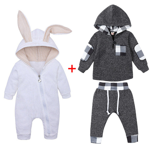 Newborn Baby Boys Clothes Sets 2019 Autumn Winter Baby Girls