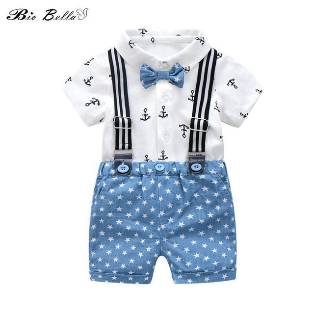 Baby Boys Gentleman Clothes Sets 2019 Summer Wedding Party Birthday