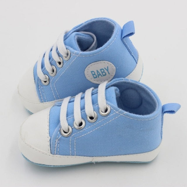 Newly Classic Canvas Sports Sneakers Boys Girls First Walkers