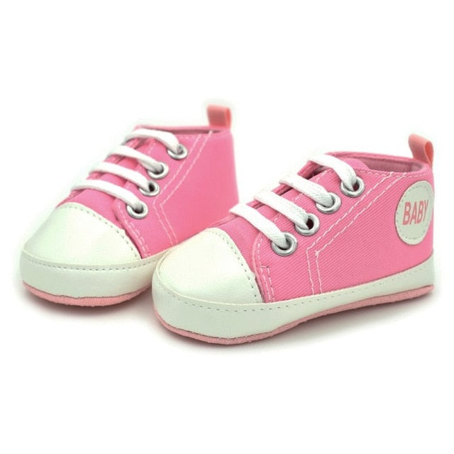 Newly Classic Canvas Sports Sneakers Boys Girls First Walkers