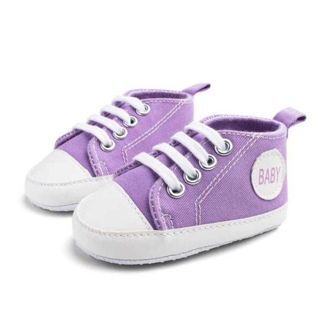 Newly Classic Canvas Sports Sneakers Boys Girls First Walkers