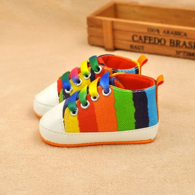 Newly Classic Canvas Sports Sneakers Boys Girls First Walkers