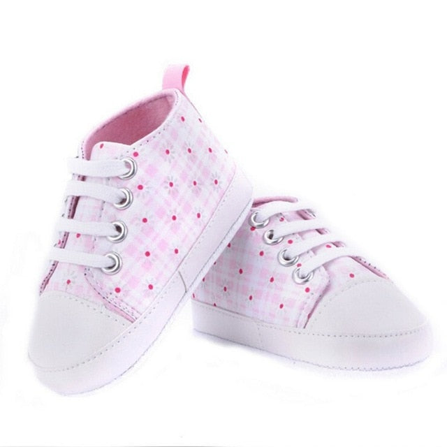 Newly Classic Canvas Sports Sneakers Boys Girls First Walkers