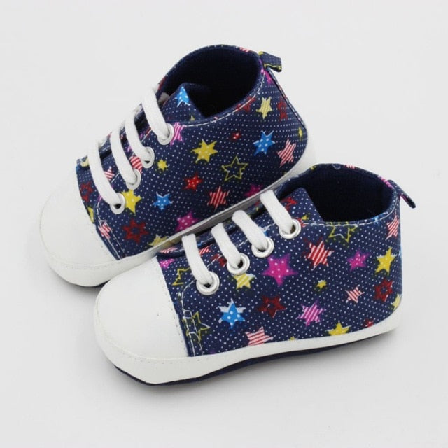 Newly Classic Canvas Sports Sneakers Boys Girls First Walkers