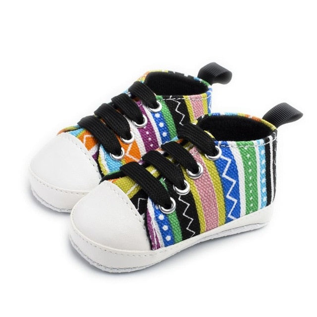 Newly Classic Canvas Sports Sneakers Boys Girls First Walkers