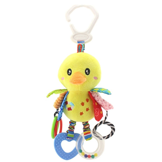 Baby Rattles Toys Stroller Hanging Soft Toy Cute Animal Doll Baby