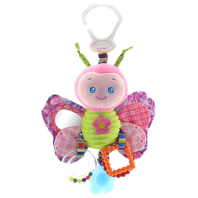 Baby Rattles Toys Stroller Hanging Soft Toy Cute Animal Doll Baby