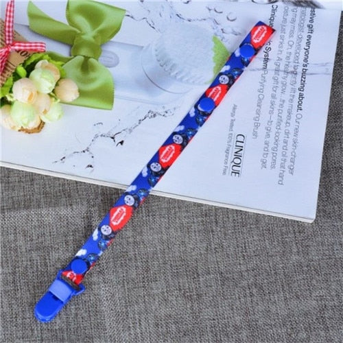 Cartoon Baby Pacifier Clips Pacifier Chain Ribbon