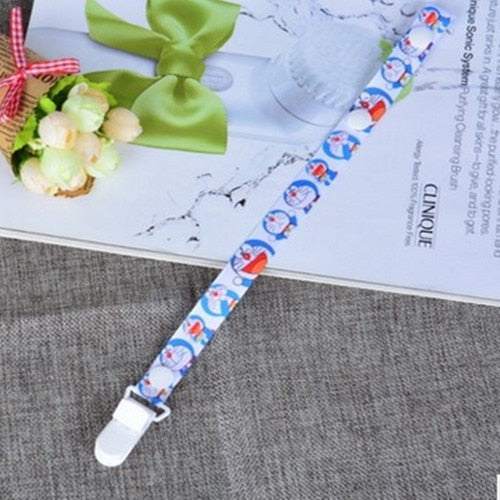 Cartoon Baby Pacifier Clips Pacifier Chain Ribbon