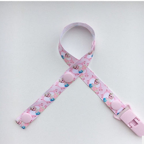 Cartoon Baby Pacifier Clips Pacifier Chain Ribbon