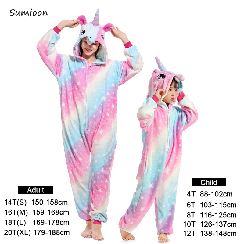 Pajamas For Girls Boys Adults Animal Pajamas