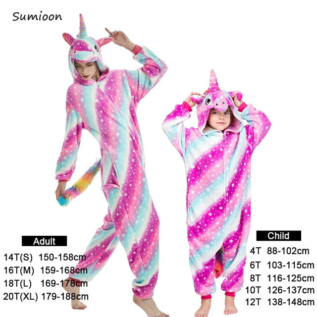 Pajamas For Girls Boys Adults Animal Pajamas