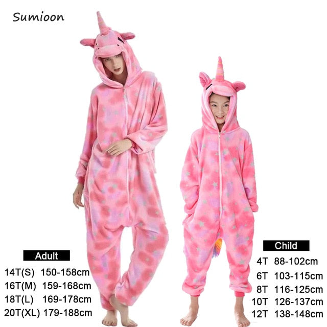Pajamas For Girls Boys Adults Animal Pajamas