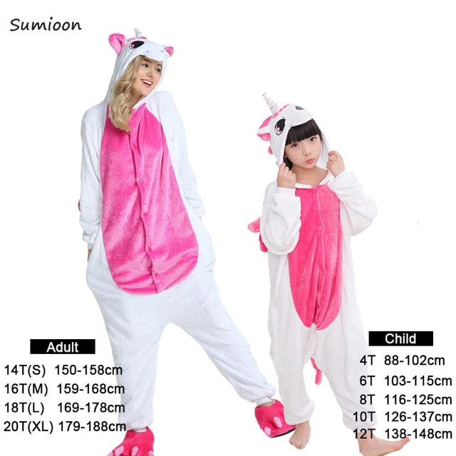 Pajamas For Girls Boys Adults Animal Pajamas