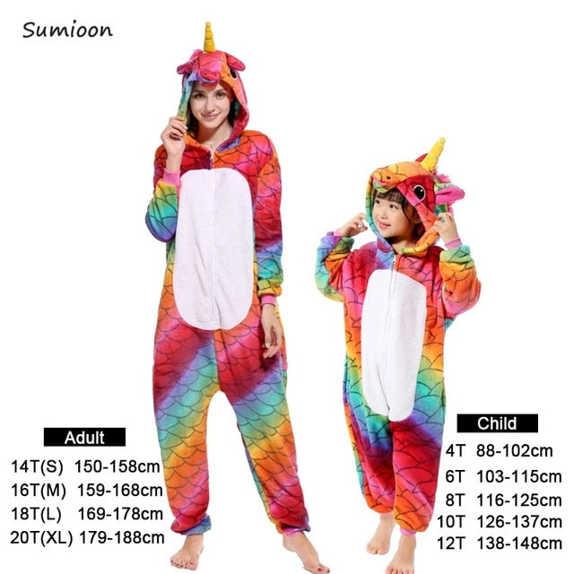 Pajamas For Girls Boys Adults Animal Pajamas