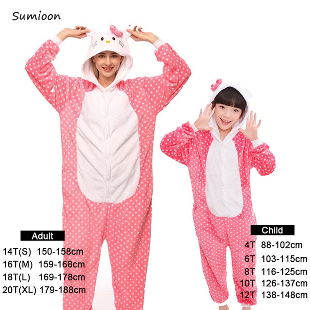 Pajamas For Girls Boys Adults Animal Pajamas