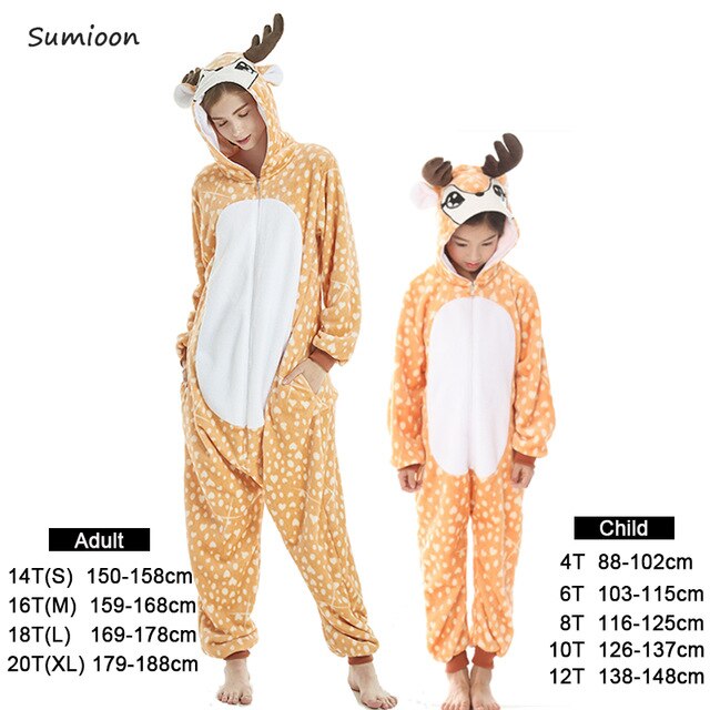 Pajamas For Girls Boys Adults Animal Pajamas