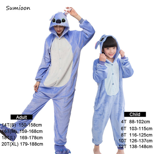 Pajamas For Girls Boys Adults Animal Pajamas