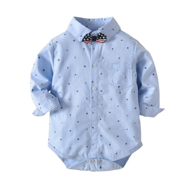 Cotton Baby Boy Clothing Set Spring Children Clothes Gentleman