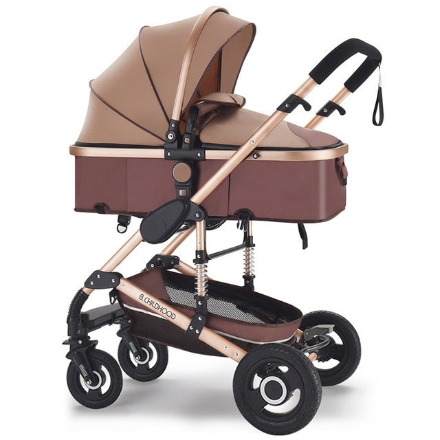 Multifunctional 3 in 1 Baby Stroller High Landscape Stroller