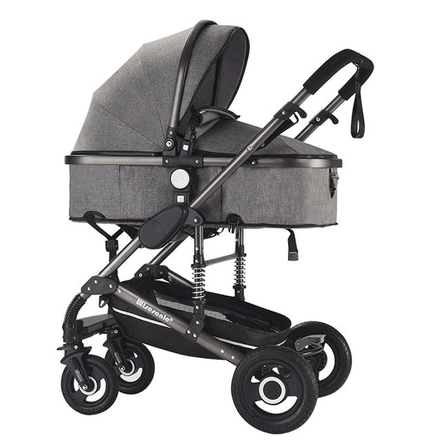 Multifunctional 3 in 1 Baby Stroller High Landscape Stroller