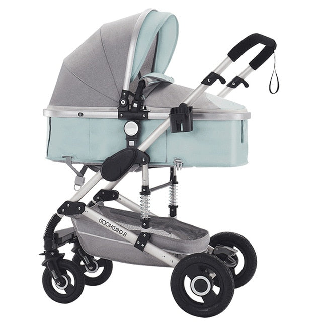 Multifunctional 3 in 1 Baby Stroller High Landscape Stroller