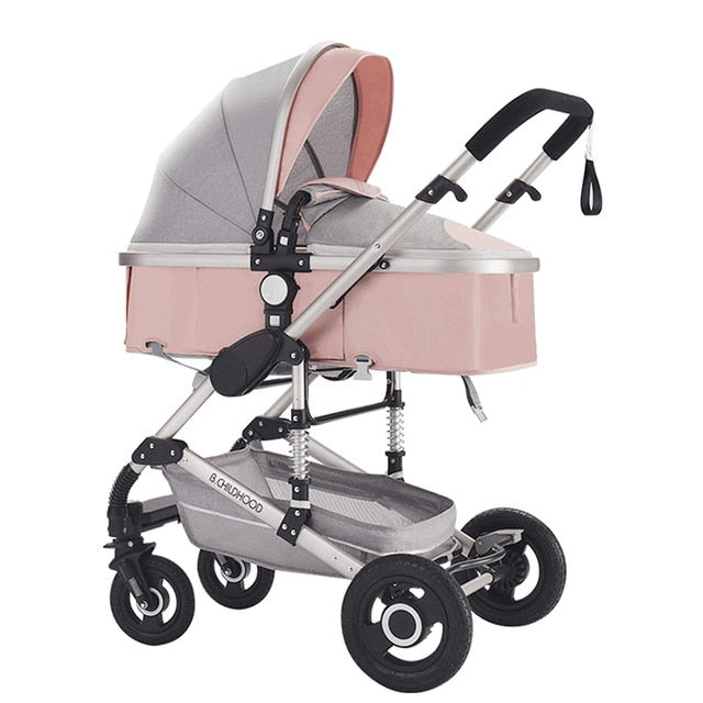 Multifunctional 3 in 1 Baby Stroller High Landscape Stroller