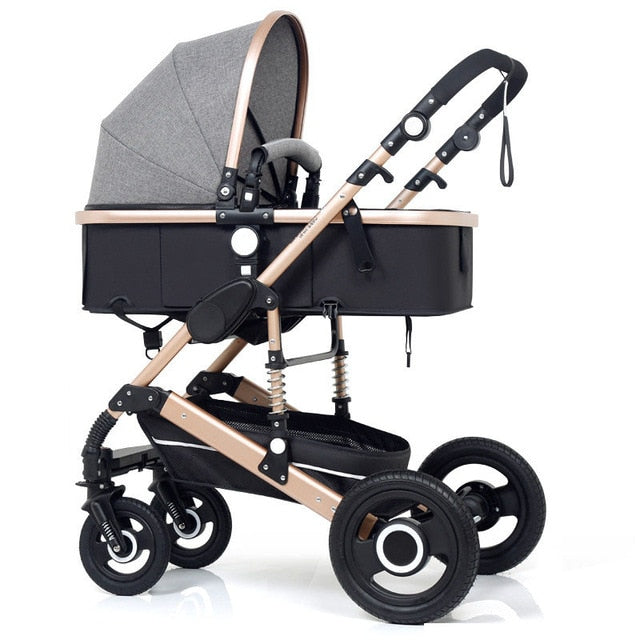 Multifunctional 3 in 1 Baby Stroller High Landscape Stroller