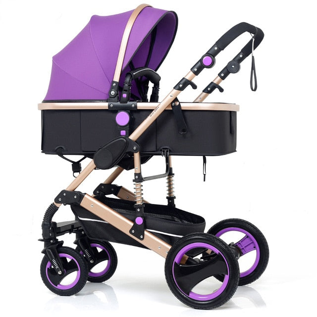 Multifunctional 3 in 1 Baby Stroller High Landscape Stroller