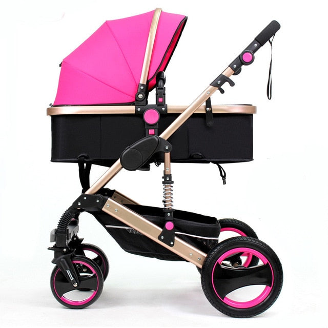 Multifunctional 3 in 1 Baby Stroller High Landscape Stroller